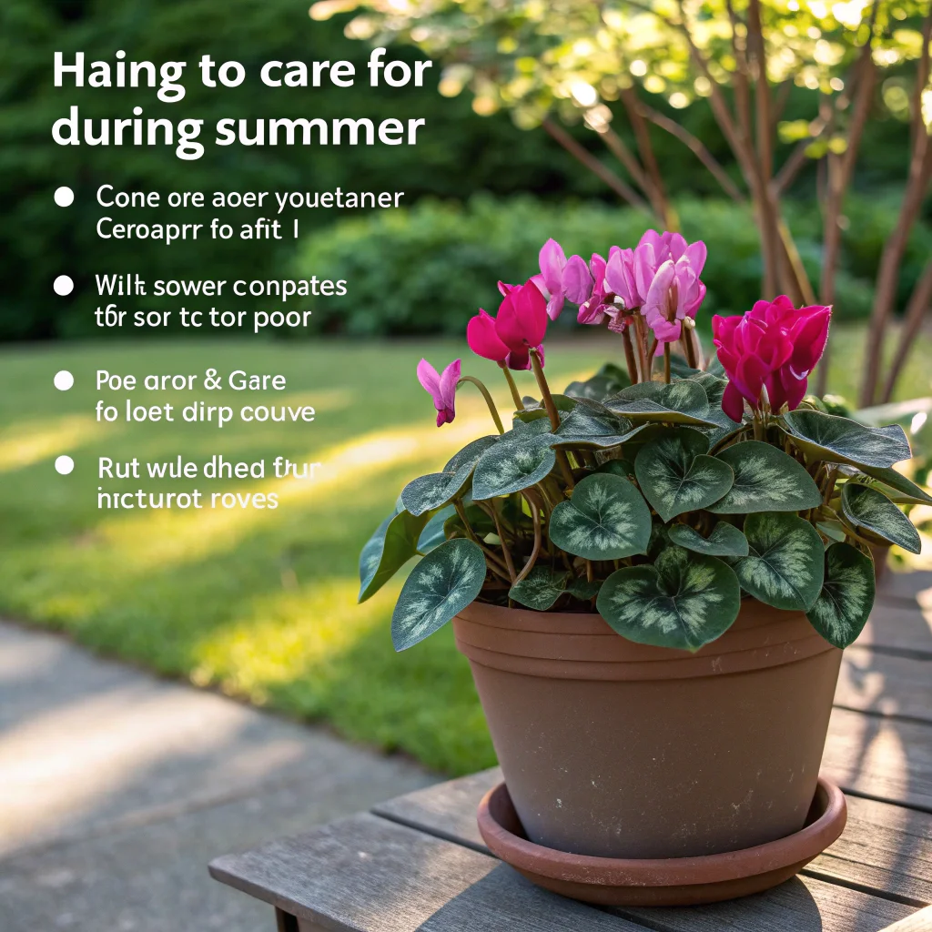 Comment conserver un cyclamen l’été et le garder d’une année sur l’autre