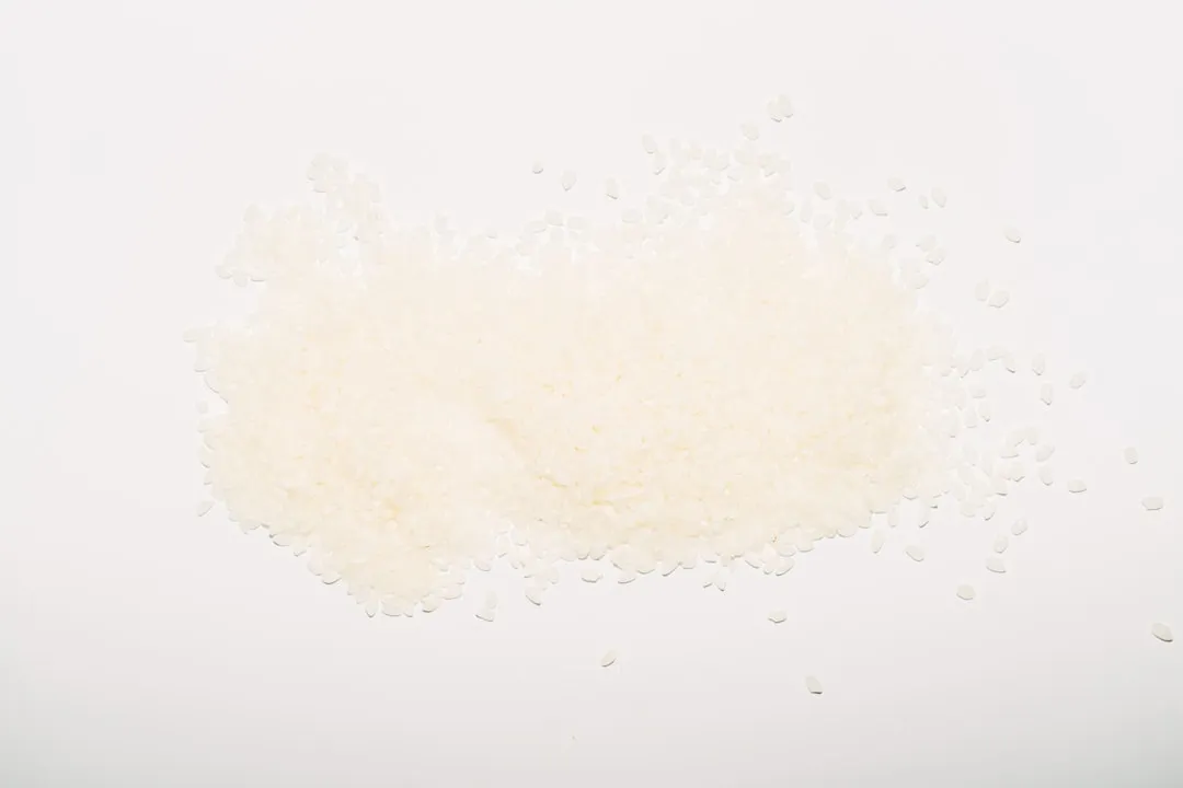 a white substance on a white surface